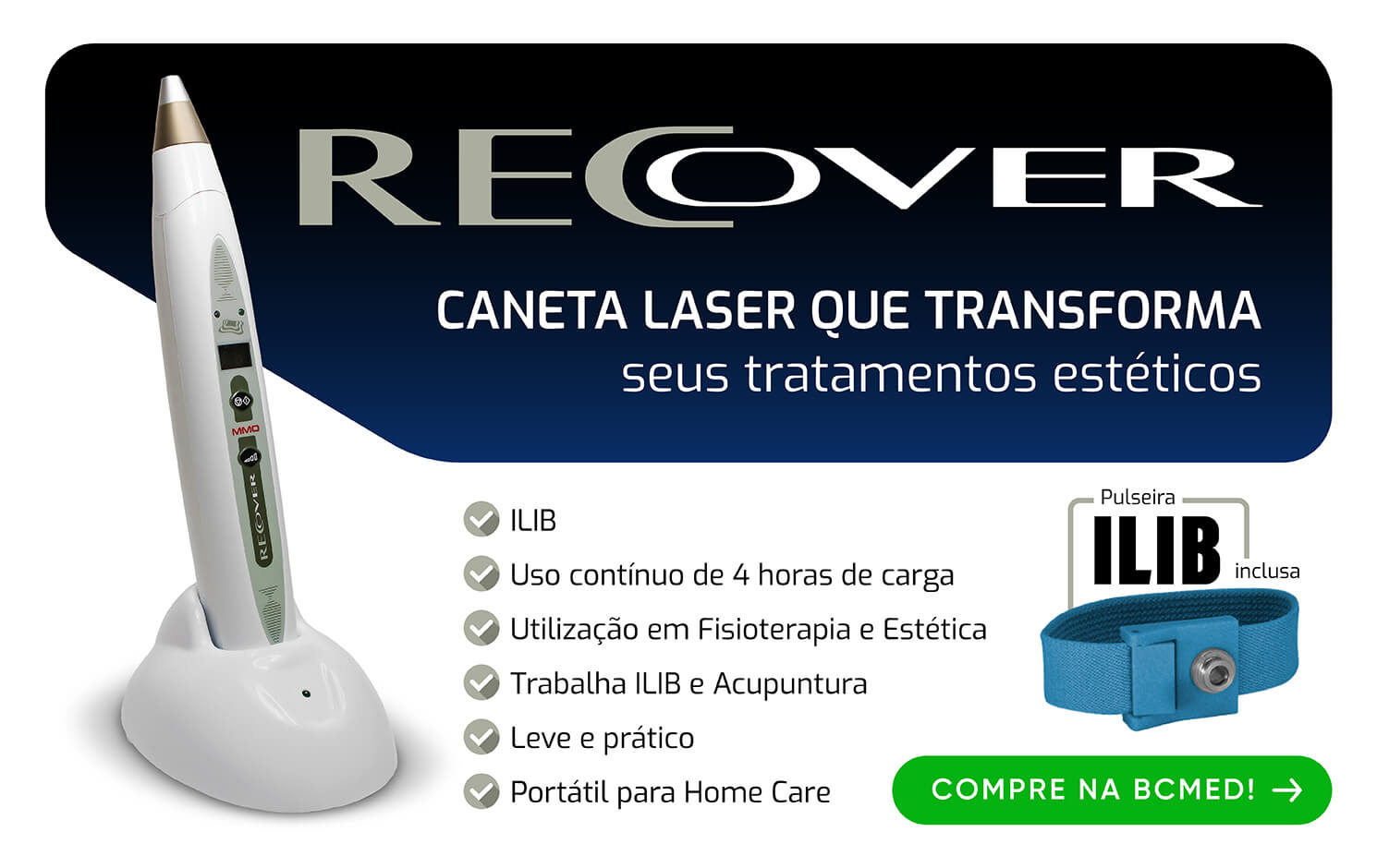 Recover Mm Optics - Laserterapia E Terapia Fotodinâmica Bivolt | BCMED